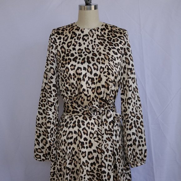 H&M Leopard Print Dress - NWT - Picture 2 of 12